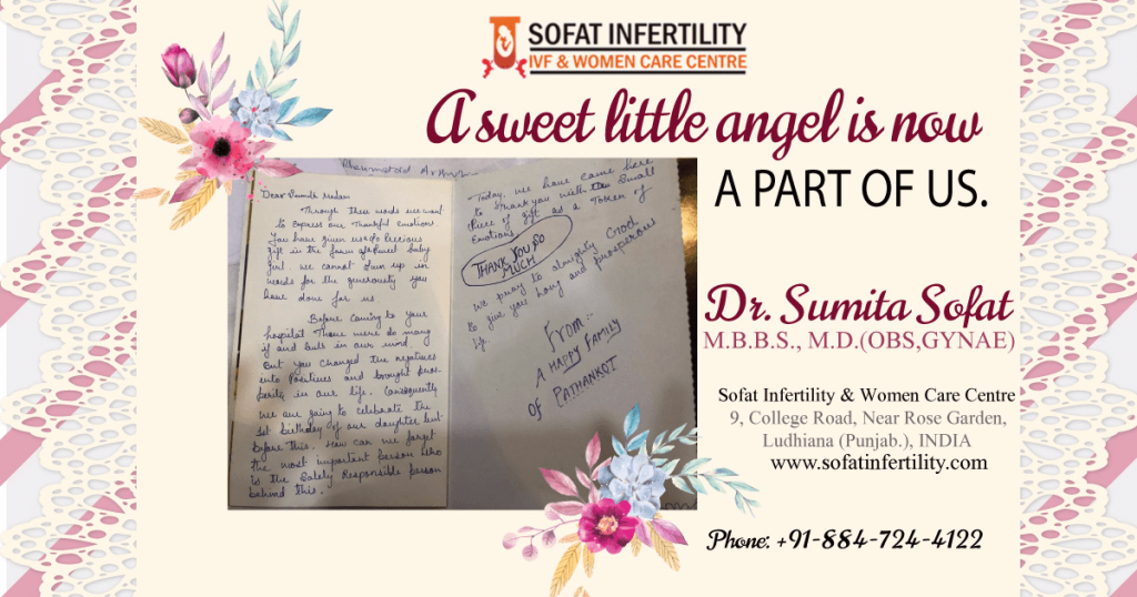 Dr. Sumtia Sofat - Countless IVF Success Stories