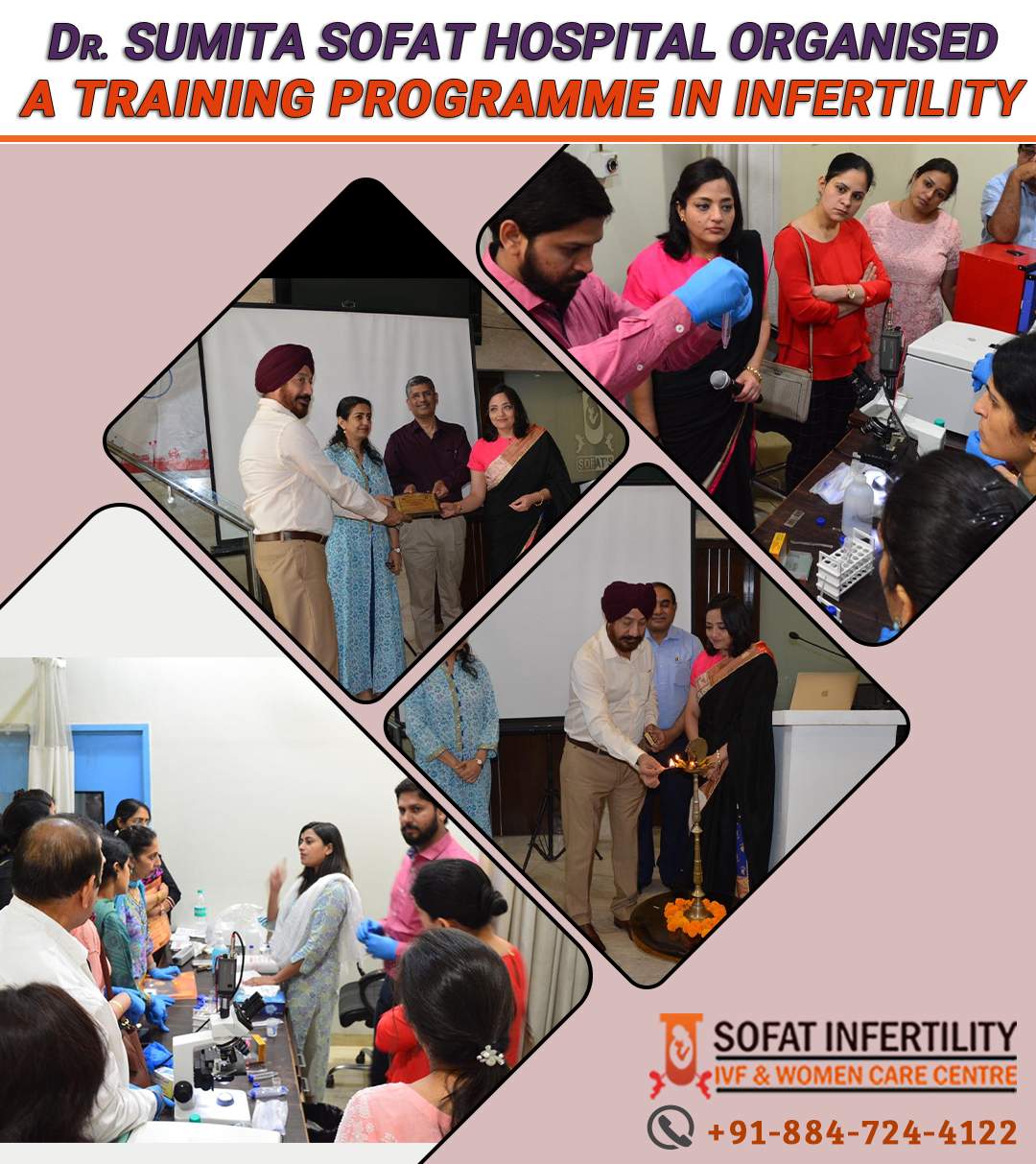 Dr. Sumita Sofat Hospital organised a Training programme in Infertility