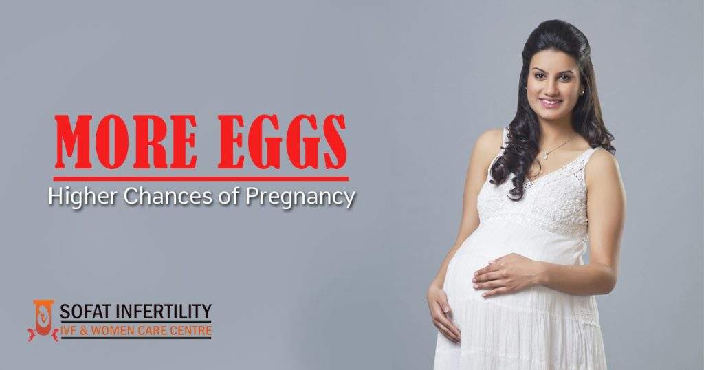 More eggs - Higher chances of pregnancy
